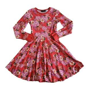 Rock Your Kid Red Floral Dress